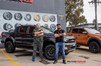 FORD RANGER LETHAL GLOSS BLACK MILLED ACCENTS